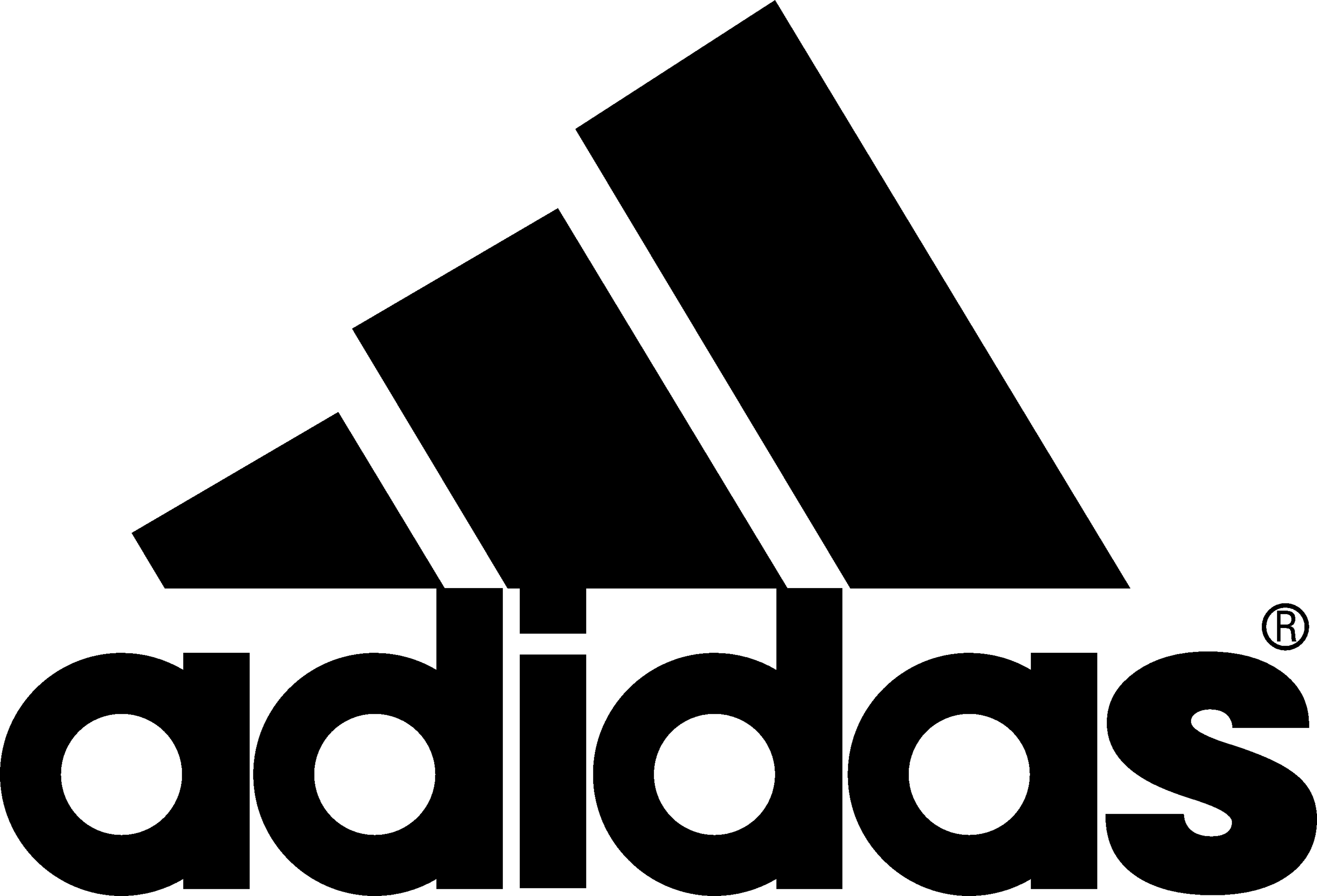 adidas logo outline