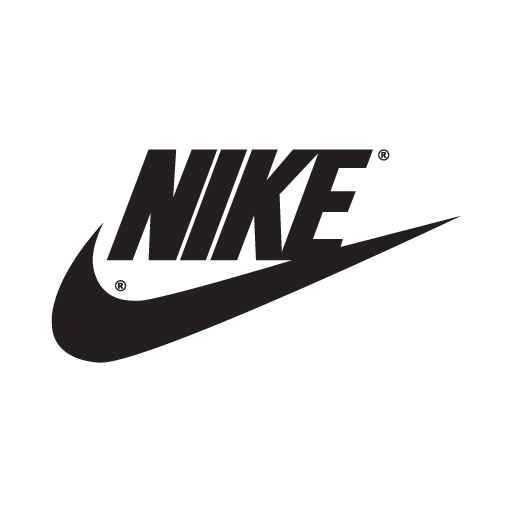Nike swoosh logo clipart