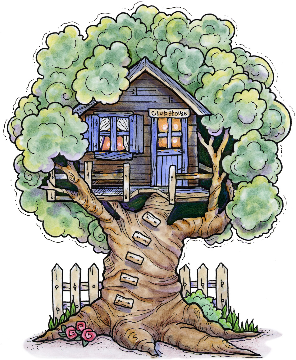 Magical tree clipart