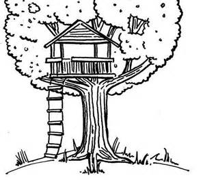 Tree house clipart drawing