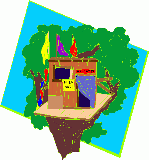 Tree House Clipart