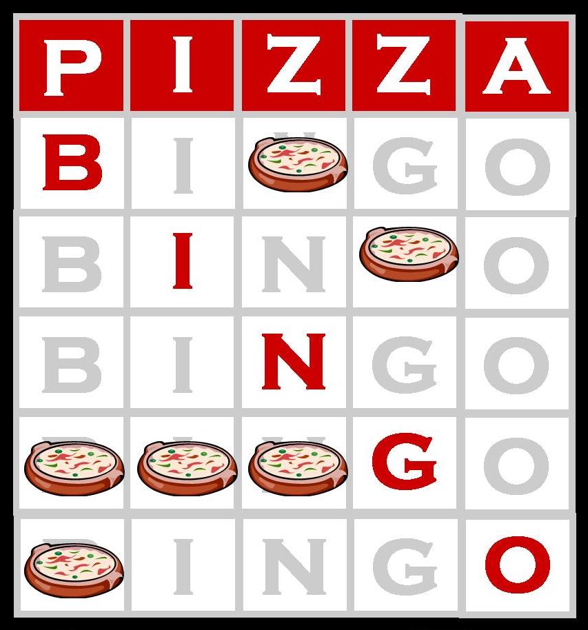 Pizza/ Bingo night
