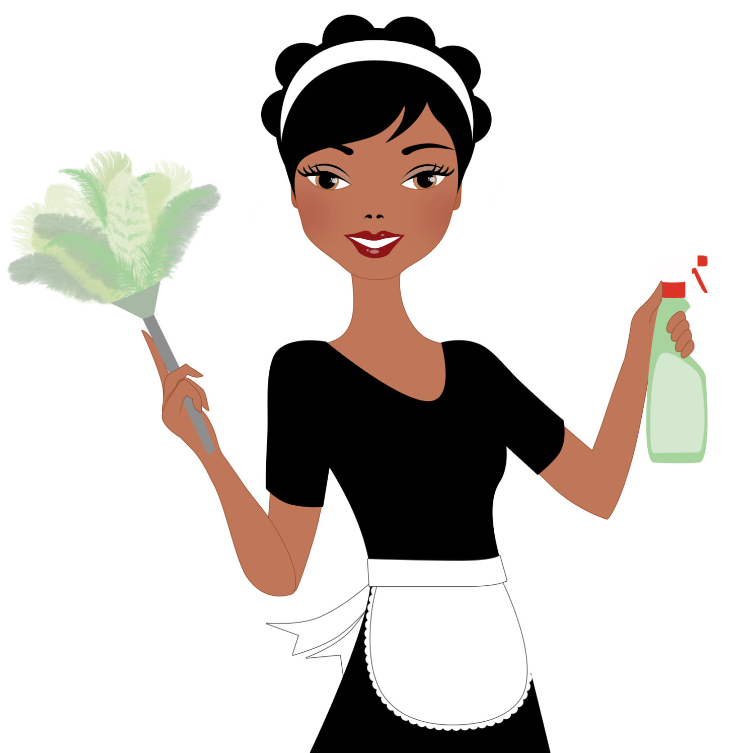 Clip Arts Related To : maid service. view all Housekeeper Cliparts Superher...