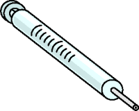 Free medical clipart graphics. Blood pressure cuff, syringe
