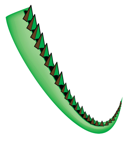 Dinosaur tail clipart