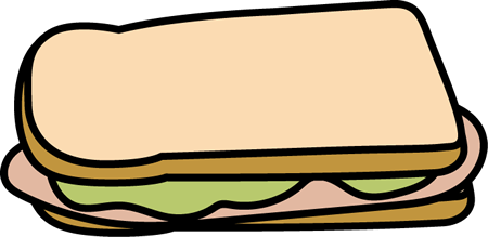 sandwich clipart 12747771 Sandwich Vector illustration on white