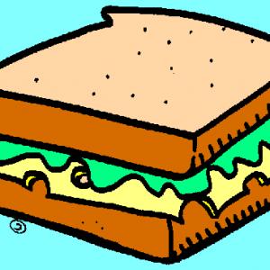 Free Royalty Free Sandwich Clipart Illustration Layout