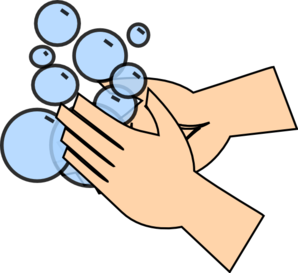 Clipart wash your hands with soap and water