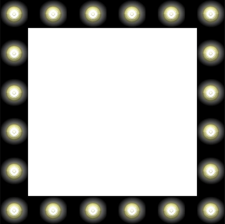 Marquee Lights Border Clipart