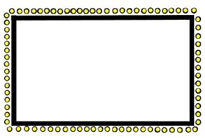 Broadway Marquee Lights Clipart