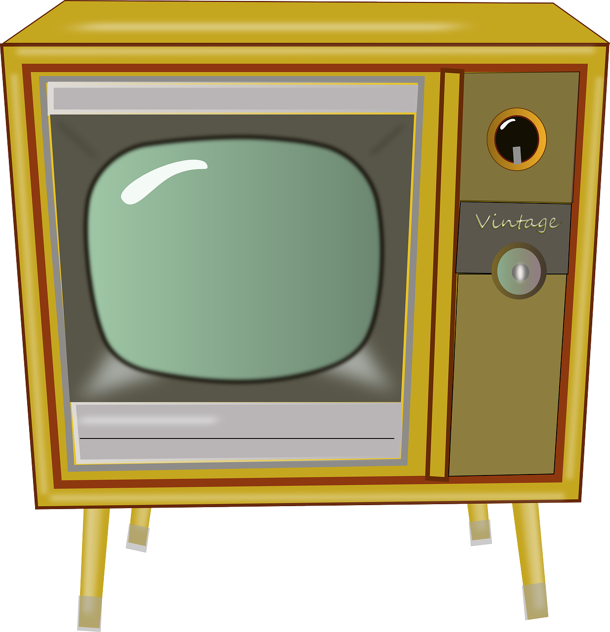 Free to Use  Public Domain Television Clip Art