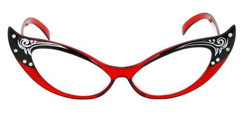 Cartoon Red Glasses