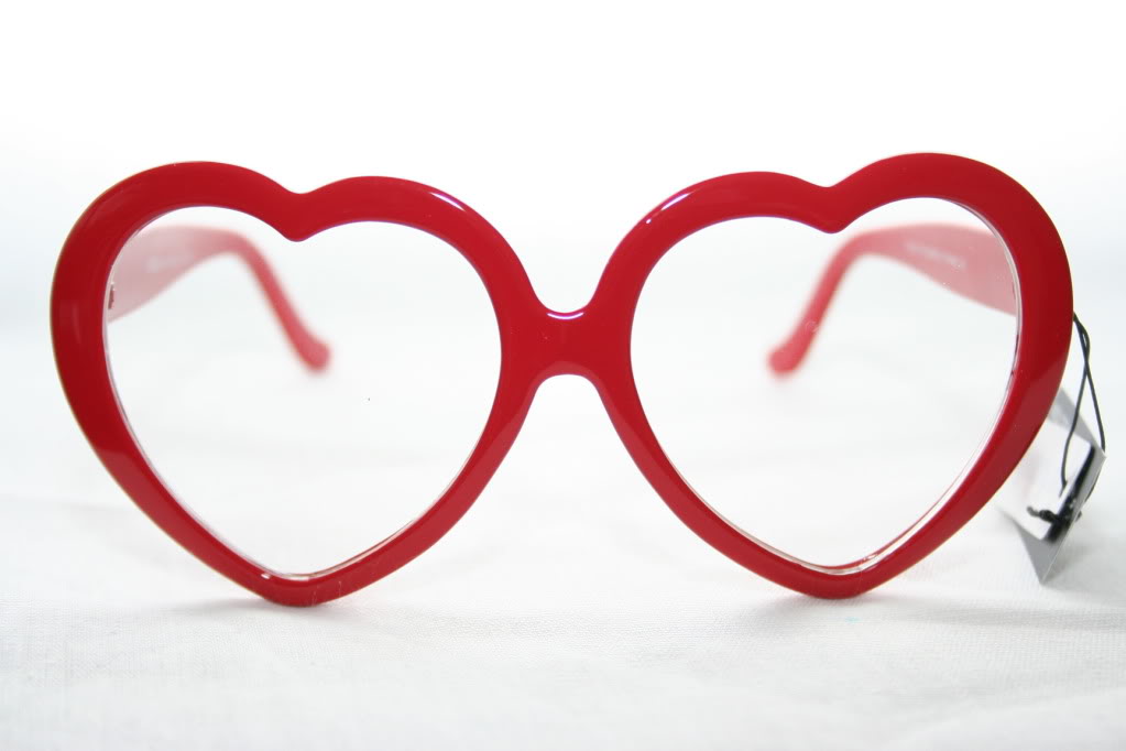 Red glasses clipart