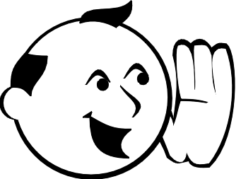 Guy yelling clipart
