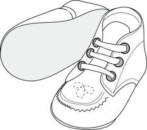 Shoes Clip Art Image Baby Shoes Stock Photos Clipart Baby Shoes