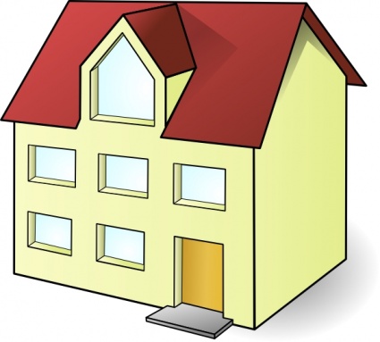 Buildings House Small Cartoon Homes Houses Estate Real Structure