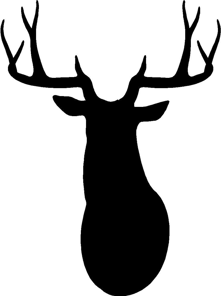 Clip art Silhouette - buck silhouette png mule deer png download - 760*981 ...