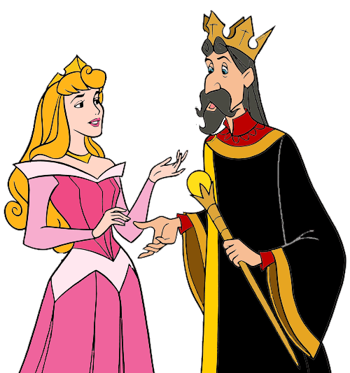 Medieval king and queen clipart