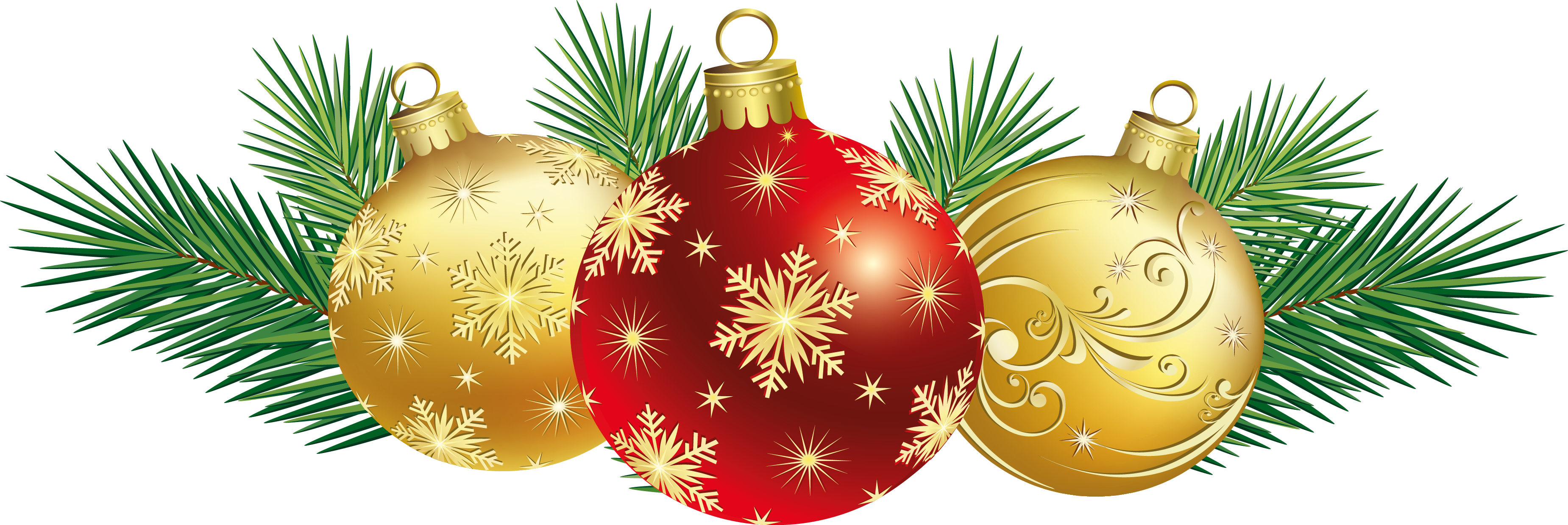 Pictures of christmas decorations clipart