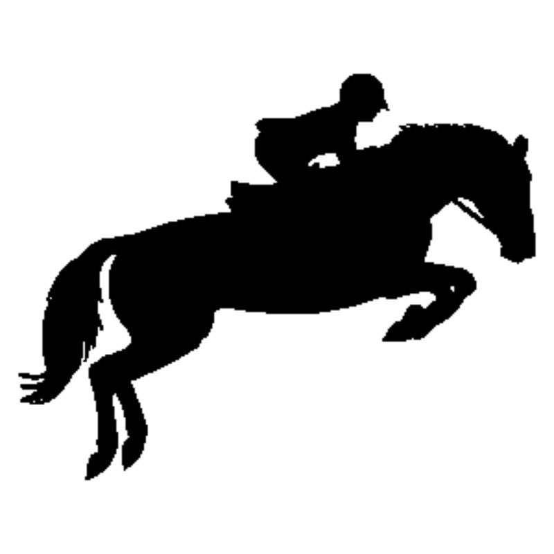 horse jumping silhouette clip art - Clip Art Library