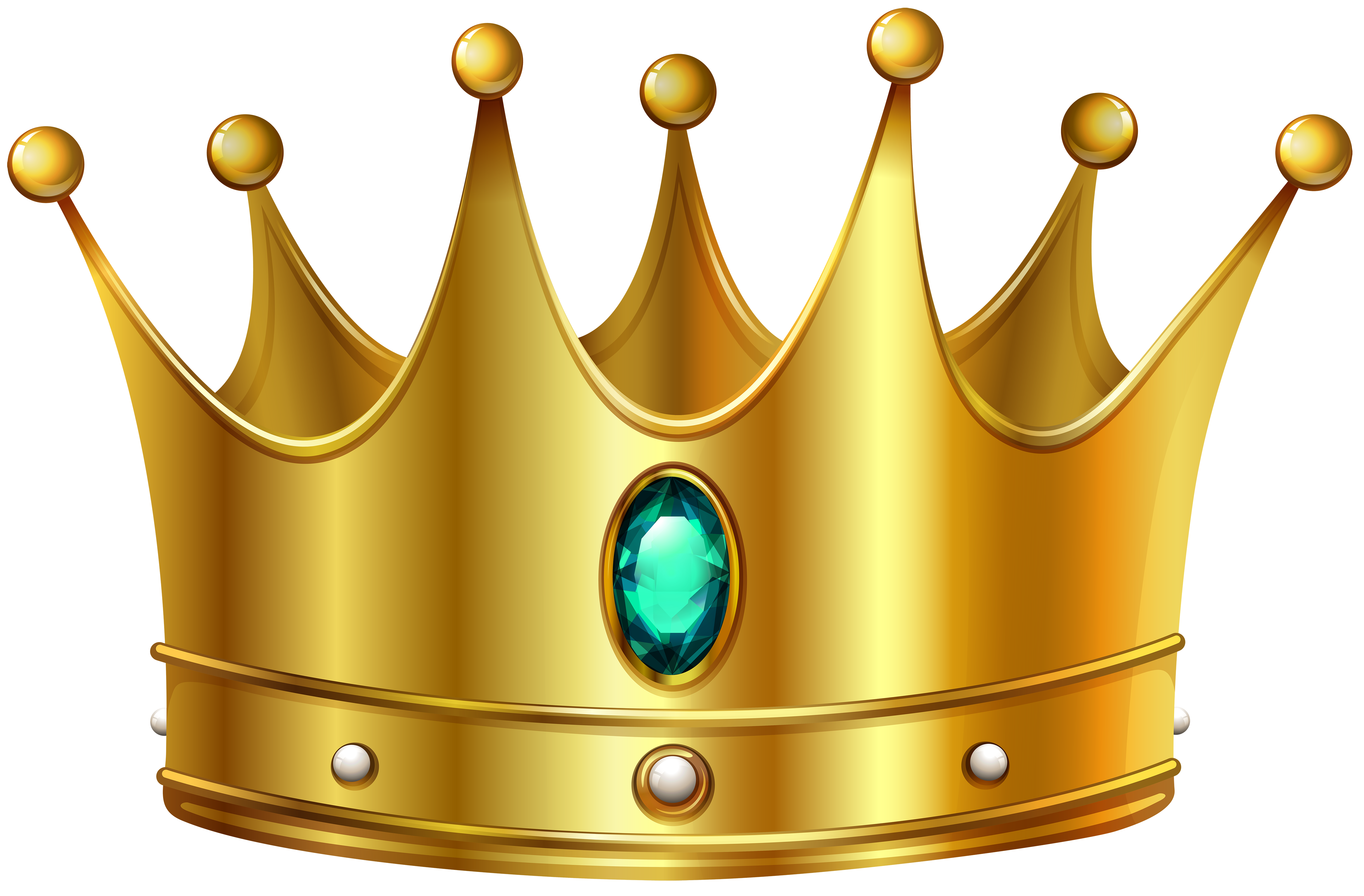 Gold crown clipart transparent background