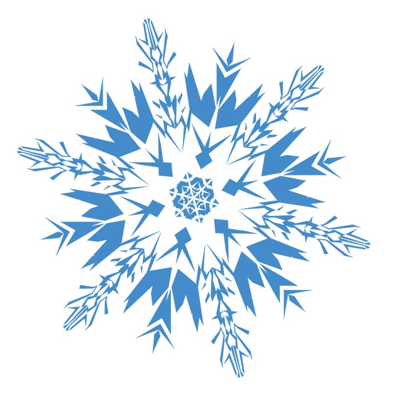 Snowflake clipart transparent background