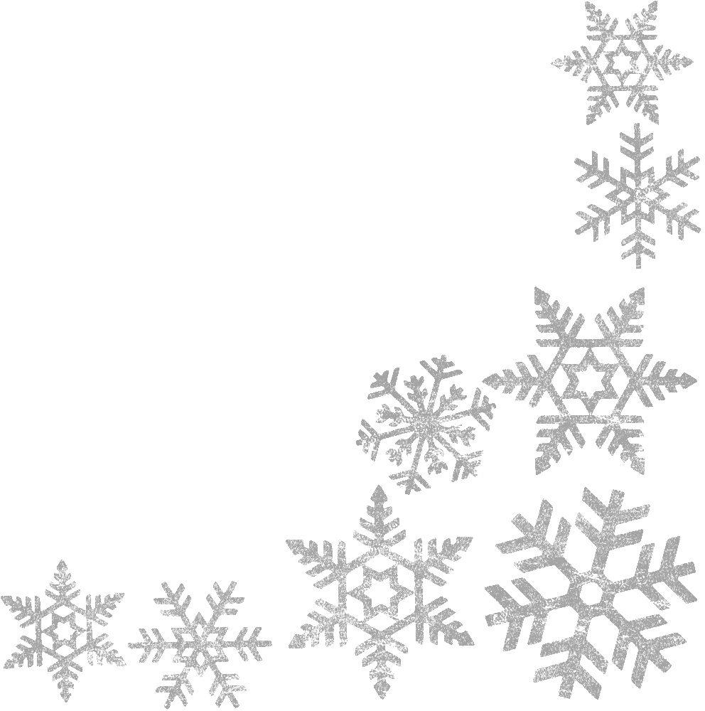 Transparent snowflake clipart