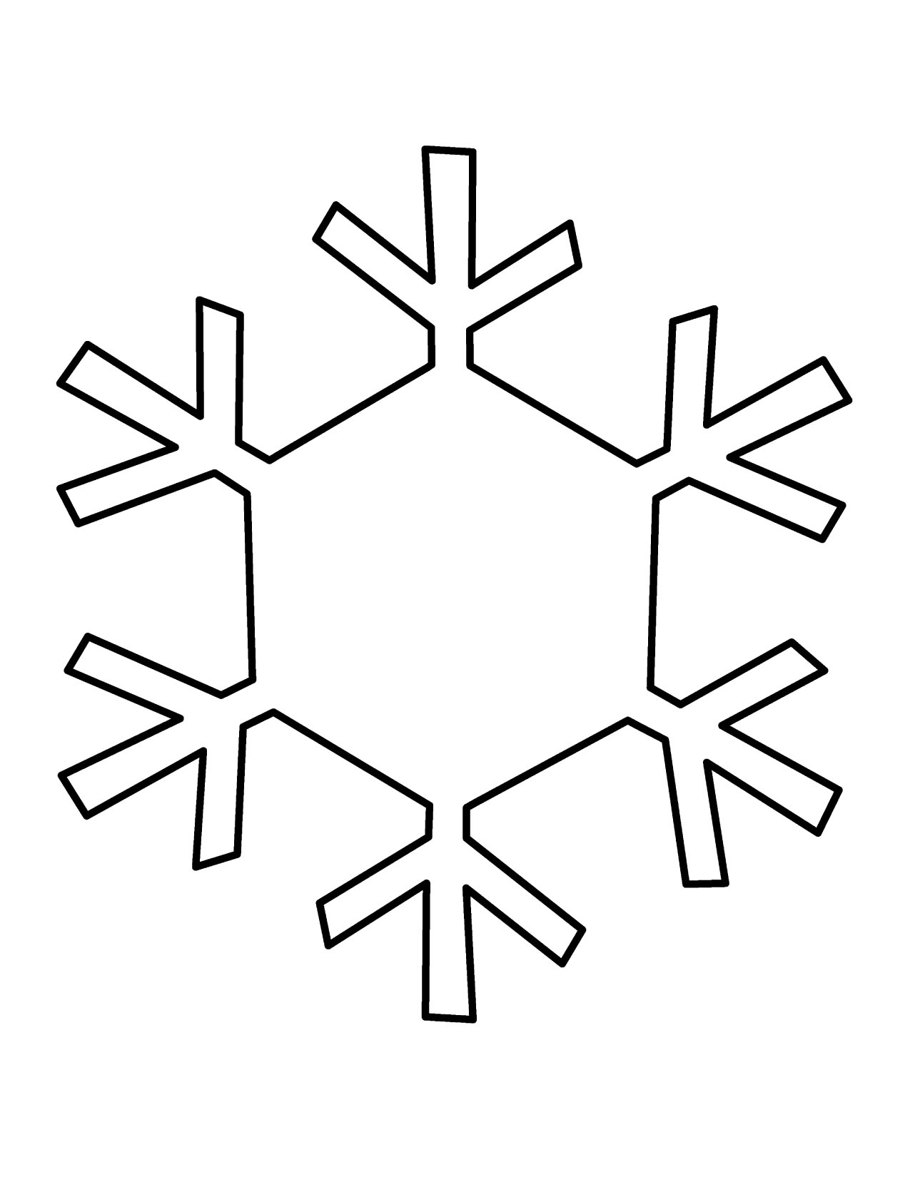 Snowflake Free Printable Clipart