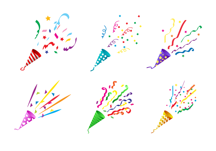 Free Party Popper Vector
