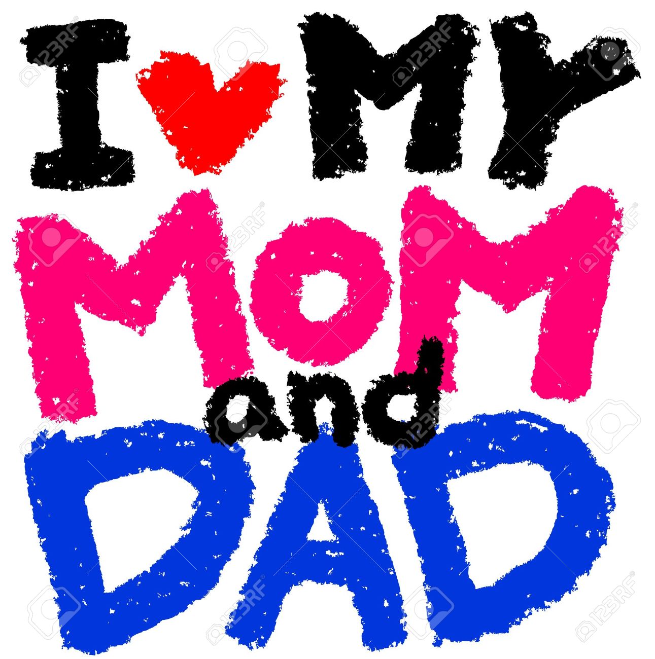 Love Mom Dad Clipart Clip Art Library Cliparts 2863646 Gambar