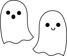 Little Ghost Coloring Page 