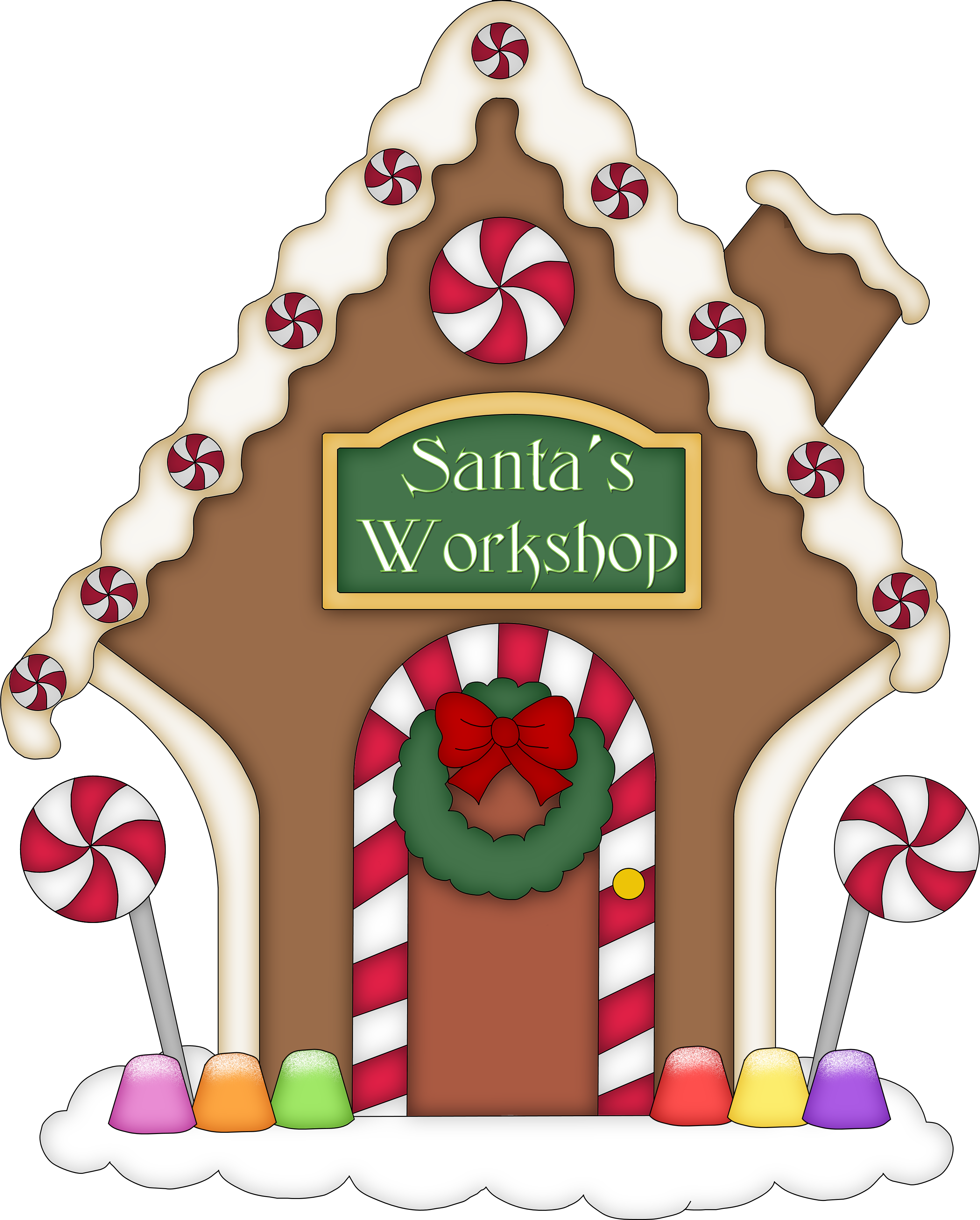 christmas gingerbread clipart