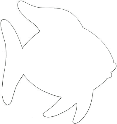 Simple Fish Outline Clip Art