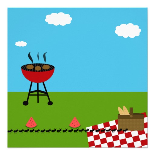 bbq picnic summertime clipart