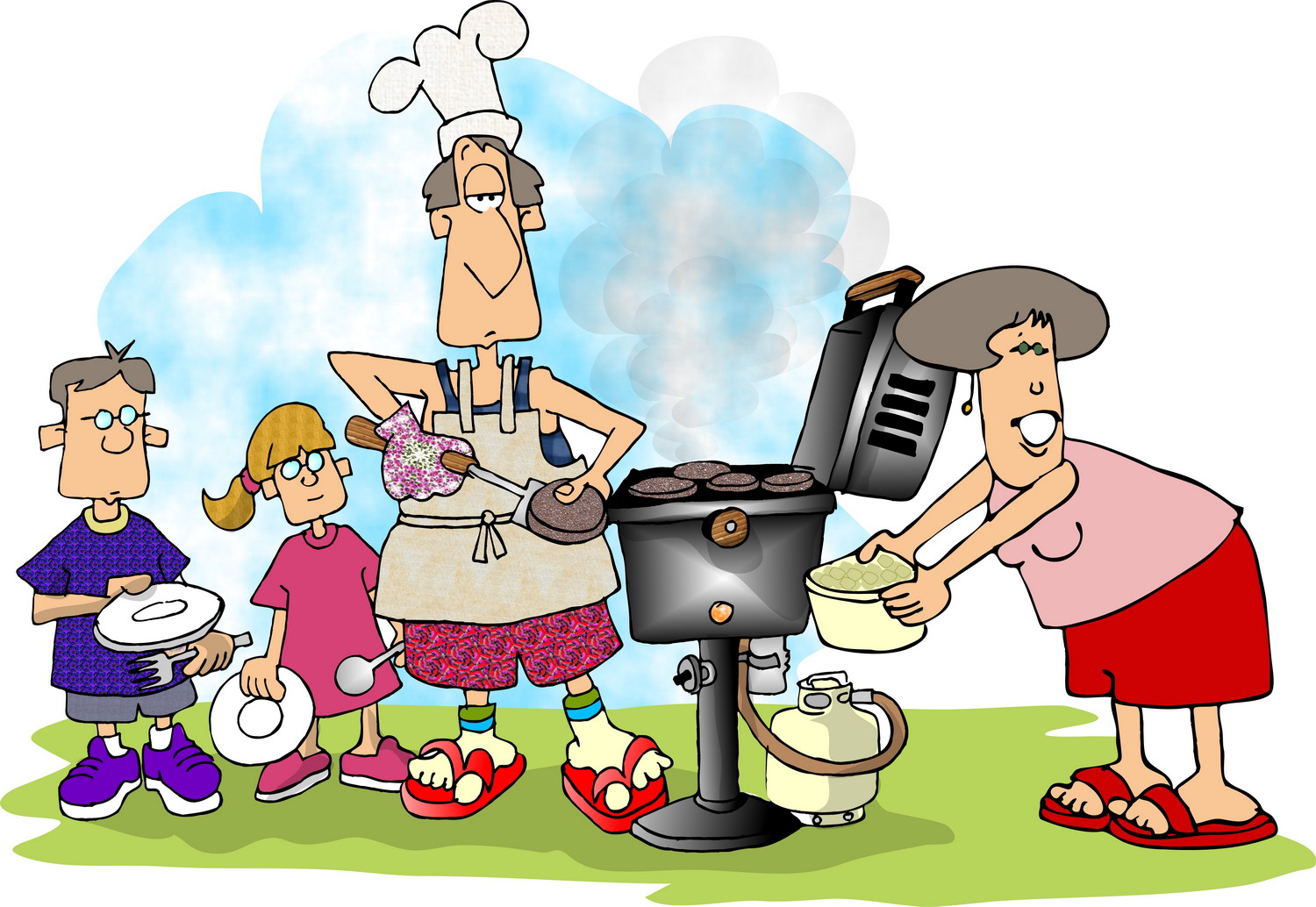 Free Picnic BBQ Cliparts, Download Free Picnic BBQ Cliparts png images