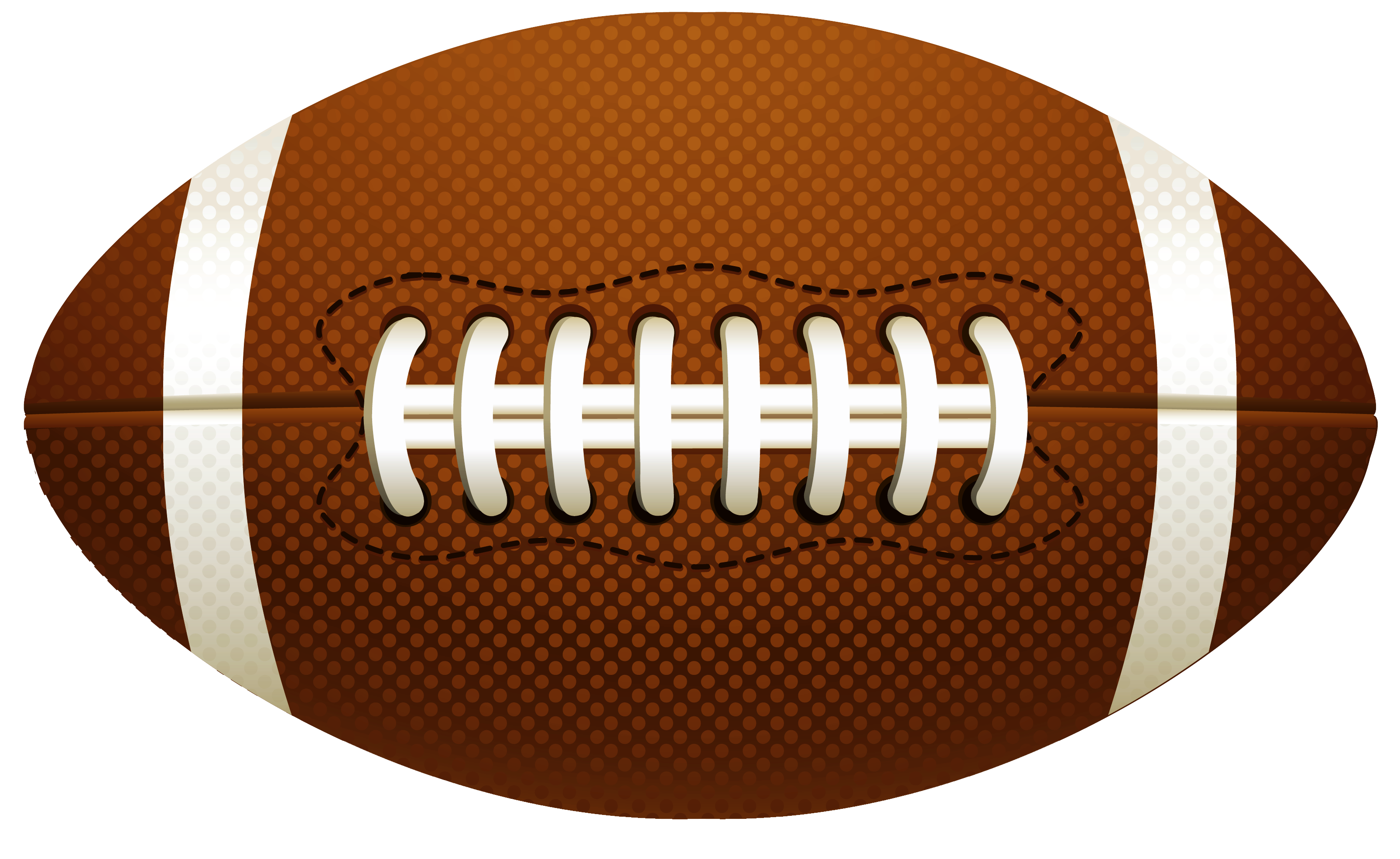 Football clipart clear background