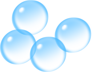 Blue Bubbles Clip Art at Clker