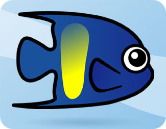 Cartoon Angel Fish