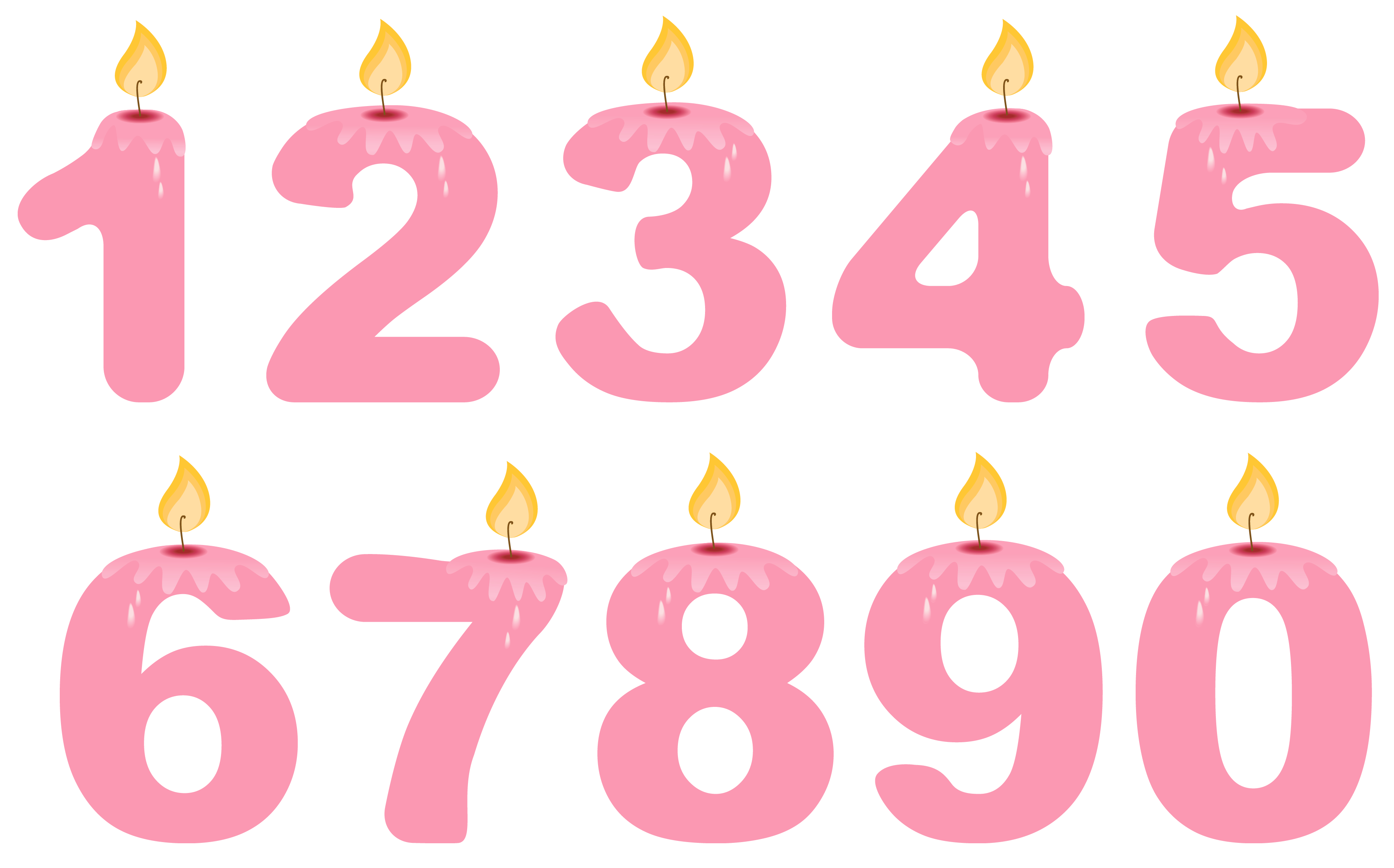 Number Birthday Candle Clipart Clip Art Library