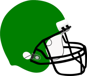 Green football jersey clipart