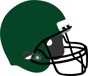 Dark Green Football Helmet Clip Art at Clker
