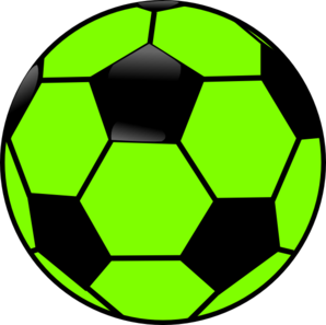 Green And Black Soccer Ball Clip Art at Clker