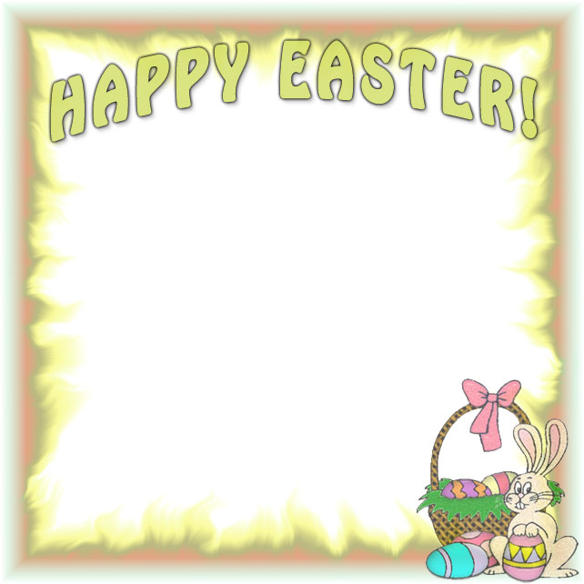 Easter frame clip art