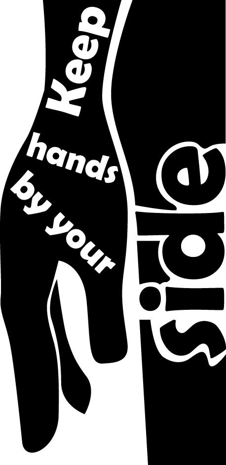 Hands at side clipart