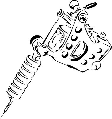 Tattoo Gun Clipart