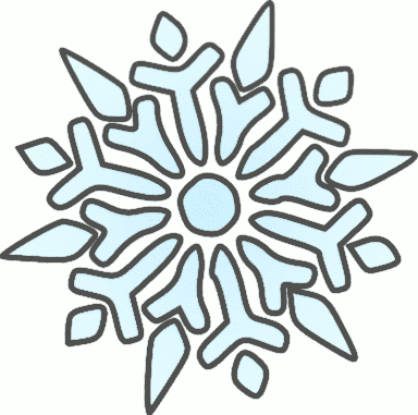 Snowflake Clipart Black And White