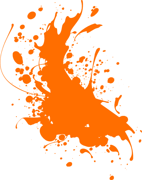 Orange Paint Clip Art at Clker