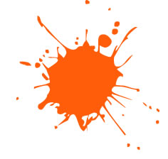 Orange Paint Clipart