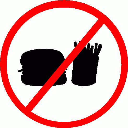 No Food Or Drink Clipart