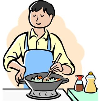Man Cooking Clipart